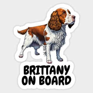 Brittany on Board Sticker